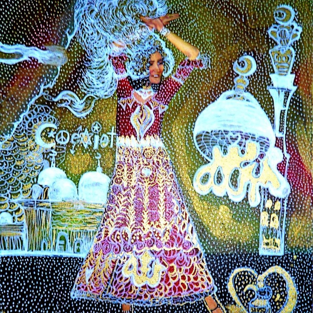 Uzbeckistan Dancer original painting